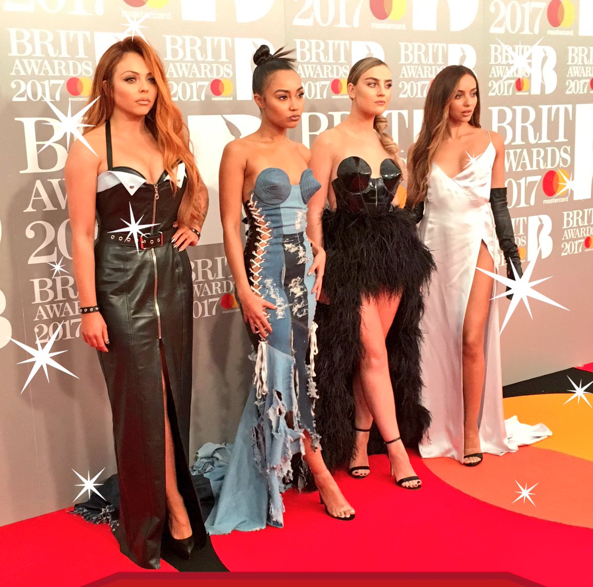 BRITs's tweet image. ✨O M G✨A huge serving of fierceness has just arrived on The #BRITs Red Carpet 😵😍 #LittleMixBRITs @LittleMix