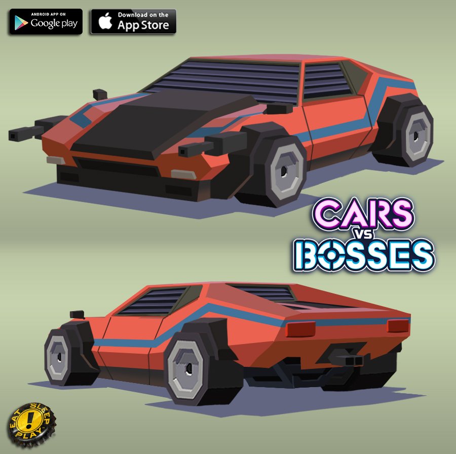 EatSleepPlayInc's tweet photo. #Play @Cars_vs_Bosses #AppStore #GooglePlay #GameDev #IndieGame #IndieDev #ios #GamerGirl #videogames #gamers #Cars https://t.co/Ju4XyhEChr https://t.co/BjNhps7qqi