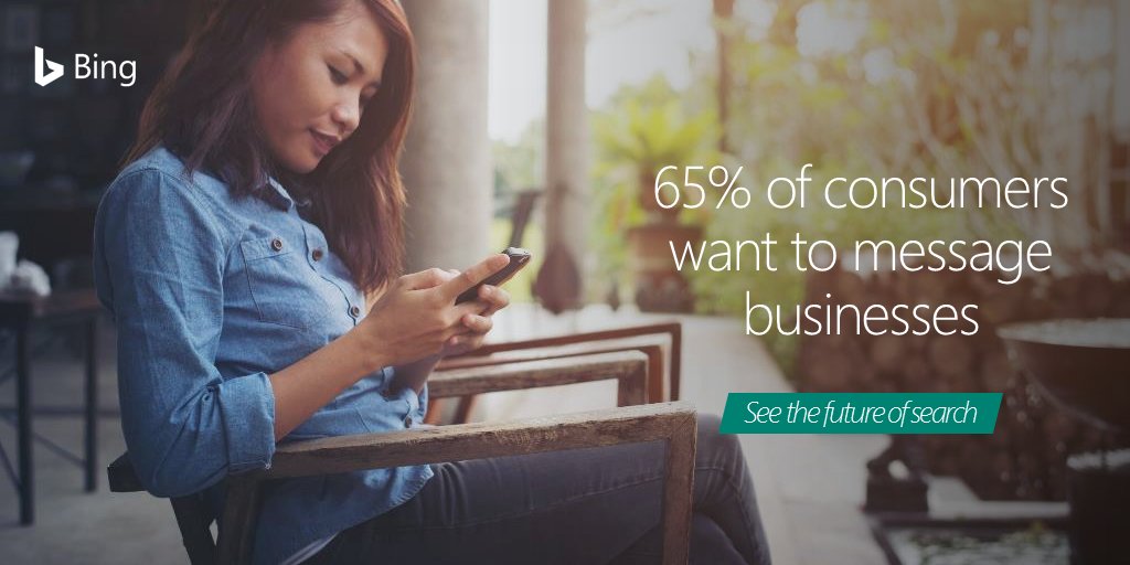In the future, consumers will converse with chat #bots in more personal and natural ways that are always in context. #searchmarketing https://advertise.bingads.microsoft.com/en-us/insights/future-of-search?s_cid=en-us_exec_acq_cm_soc_tw_tw_futureofsearch_infographic