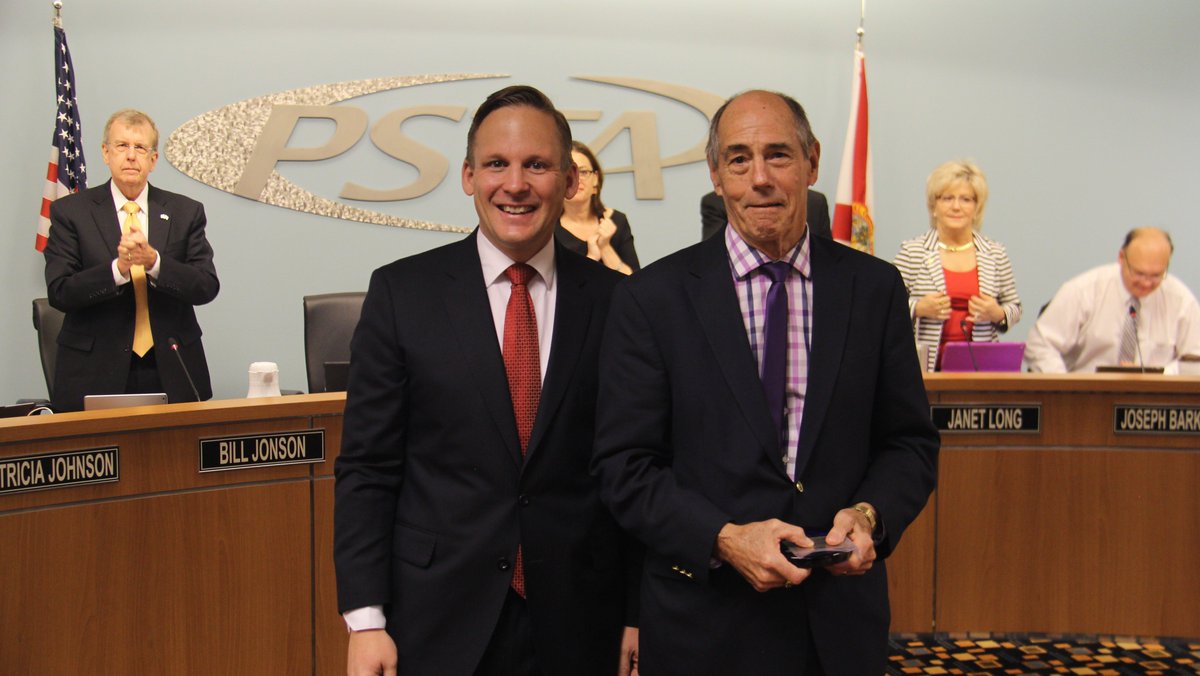 RidePSTA's tweet photo. Thank you Mark Deighton for your service to PSTA. We wish you the best. #PSTAMovingForward https://t.co/shDmvhad2o