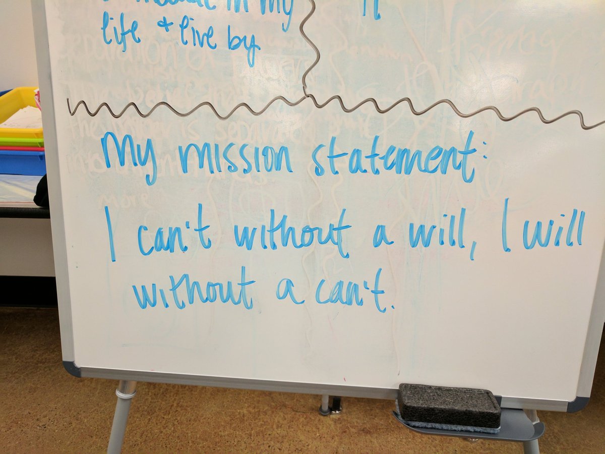 OCA_AVID's tweet photo. Quote written by sophomore Haley Lavergne #falconfamous #justdoit https://t.co/e42fl8SlVw