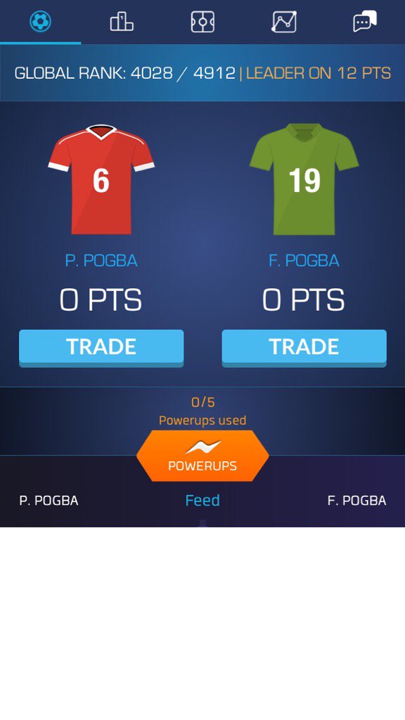 eliasaabel's tweet photo. I just drafted Paul Pogba &amp; Florentin Pogba on @UltimateFanLive for St Etienne v Man United https://t.co/z2TBv34WaN https://t.co/qamFA0iMVt