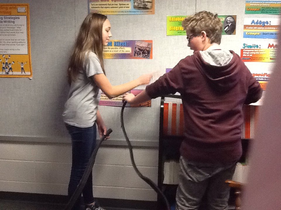 MrConoverJCD's tweet photo. Starting construction of roller coasters to test potential and kinetic energy!
#jcde 
#jcdsixthgrade https://t.co/2qTXb7oOTg
