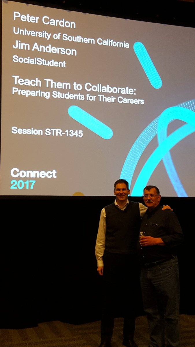 Peter Cardon tweet media