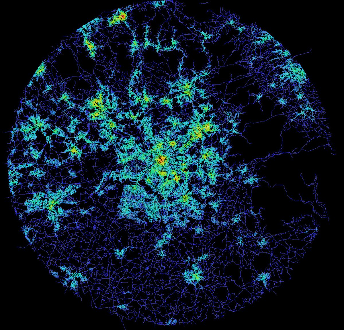 Varoudis's tweet photo. Can you spot the city?Exciting new challenges at @BartlettArchUCL @urbndynamicslab / #spatialanalysis #UK #depthmapX https://t.co/ZCzvFpkwny https://t.co/B8pJ7f1Kvg