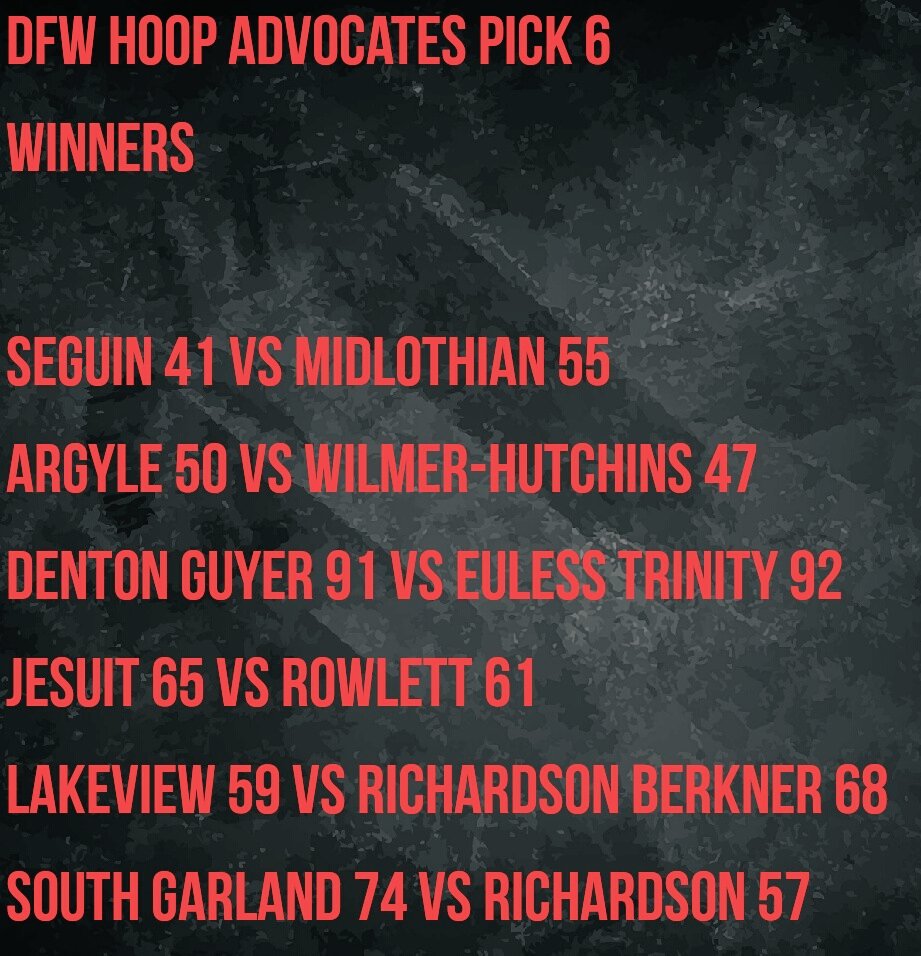 Congrats to the winners! Round 2 next