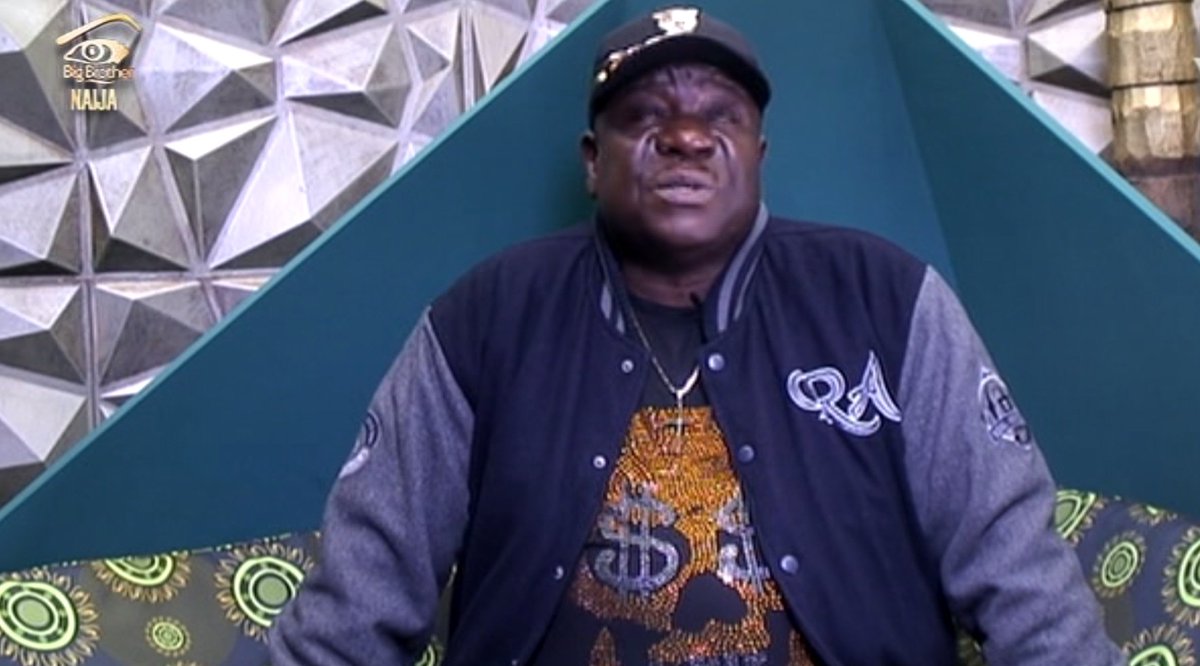 BBNaija's tweet photo. Biggie gives Mr Ibu a Secret Task. Tune into @DStv and @GOtvNg now to find out more. #BBNaija #BBSeeGobbe https://t.co/WzBqjygTsT