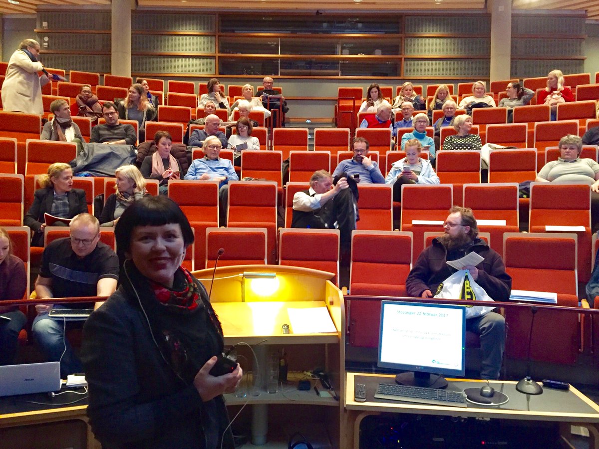 God kveld fra Stavanger! Vi snakker om #hørsel &amp; #psykiskhelse, #stress &amp; #mestring på åpent møte i <a href="/HLF_horsel/">HLF</a> m/ våre kolleger fra Bergen