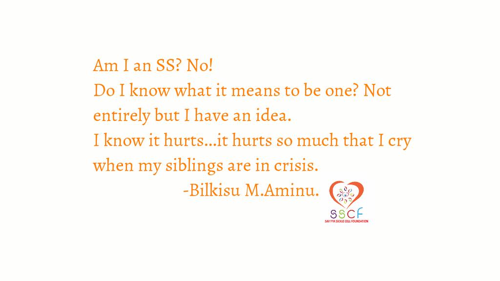 SafiyyaSCF's tweet image. Say what you think or feel about Sickle cell. Is it a feeling?  Is it an experience?  

You say it, we post it.
#Sicklecelltome