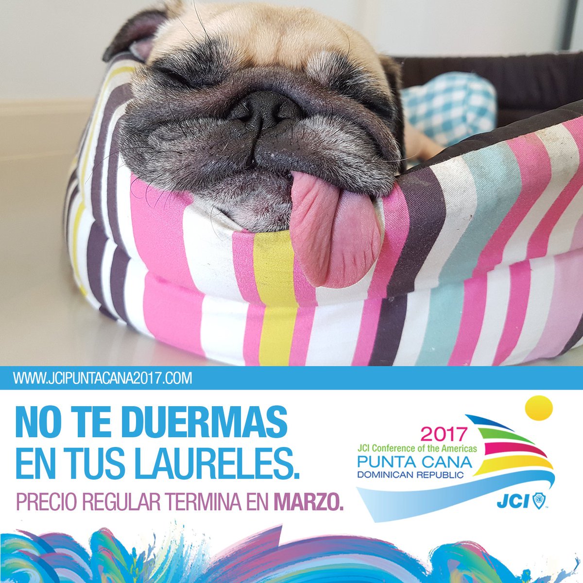 The regular registration fee (USD$1,100.00) ends on March 31. As of April 1, the price will increase to USD$1,350.00. #JCI