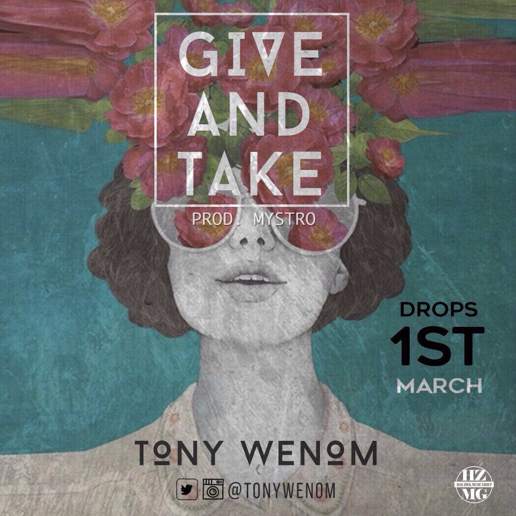 Lowkeysmallz1's tweet photo. Anticipate New Tony Wenom Music "Give&Take" Out March 1st Kindly Support By Posting On Social Platforms Thanks And God Bless #B4DN #NB #HZMG https://t.co/pPE5Yx6jX2