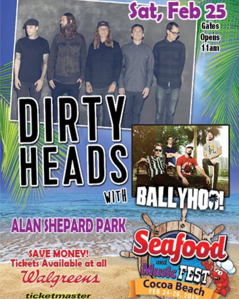 ballyhoorocks's tweet photo. #CocoaBeach is gonna be lit this weekend! See you Saturday 2/25 with @dirtyheads & #DubMasโฆ https://t.co/Xpdh4EDaco https://t.co/4gptW7QX0q