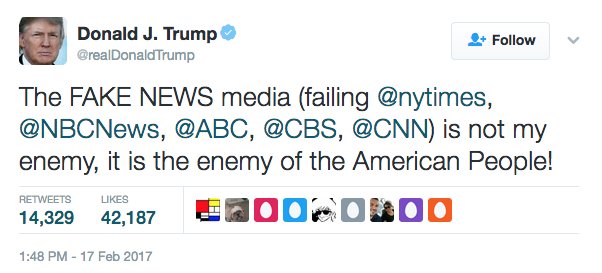 FRIGHTENING! The President's comment &amp; why teaching about how to find fake news is not even half the battle. goo.gl/L705nl #edchat
