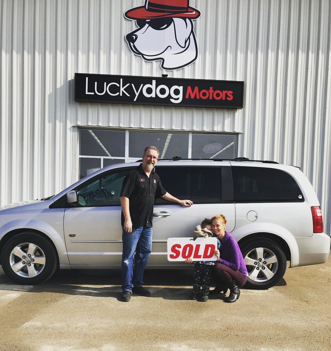 luckydogmotors's tweet photo. Congrats to Adriana Quann on the purchase of your new Dodge Caravan #dodge #caravan #needroom #newwhip https://t.co/DcMPtkQmDI