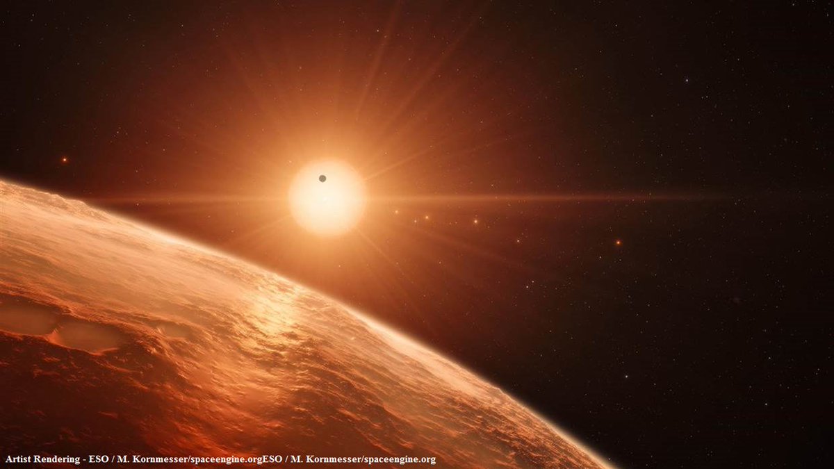NBCNightlyNews's tweet photo. JUST IN: NASA: New Earth-sized exoplanets discovered; may contain water and be able to sustain life. https://t.co/gJ1sQvB4dD https://t.co/et7ZAjHAXs