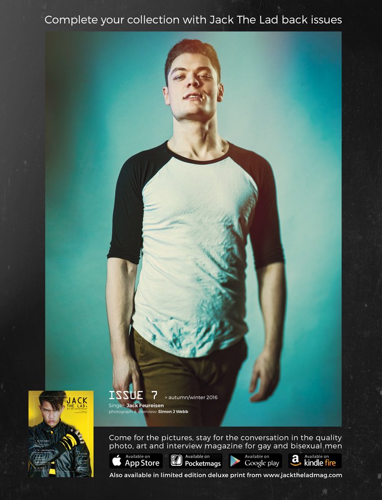 From stage to our studio, last years #PridesGotTalent winner Jack Feureisen told us all about it back in issue7 - Complete your collection!