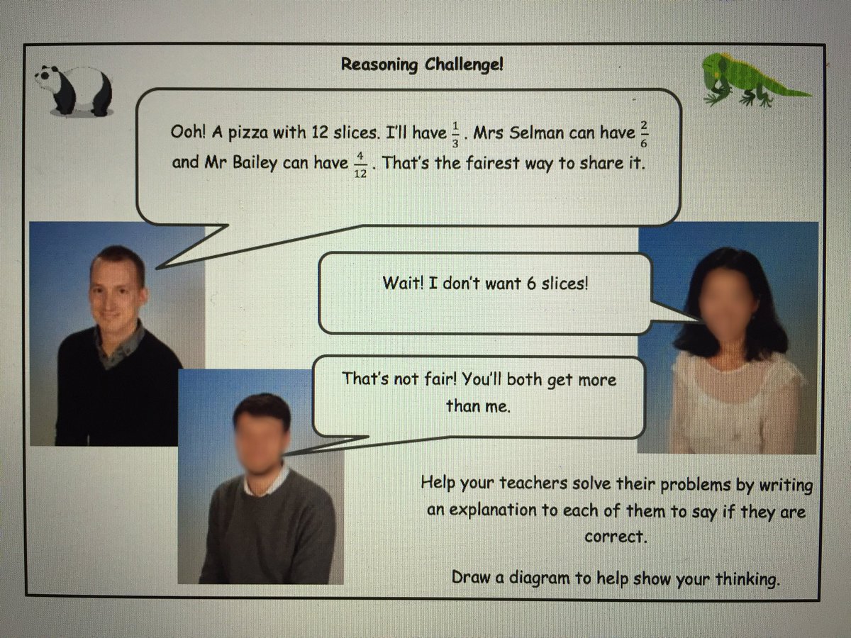 TheMrWinter's tweet photo. Making concept cartoons to support reasoning in maths. #teachervspizza https://t.co/4StrMLBNRS