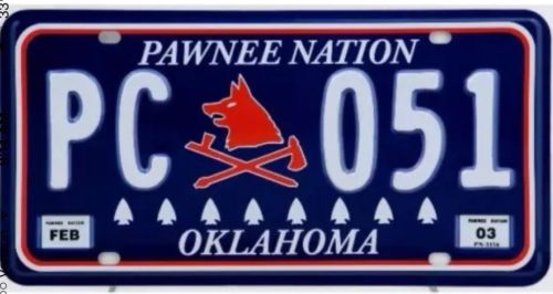CadwaladerBart1's tweet photo. Saw my first Pawnee nation license plate yesterday --parked in front of a grass TP! #chiefjos #ironeyes #MakeAmericaGreatAgain https://t.co/k1GeExyU3i