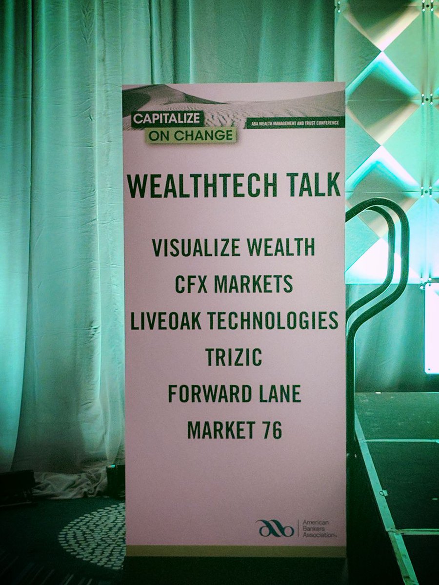 viziphi's tweet photo. #VisualizeWealth (@viziphi) is set to kick things off at the  @ABAbankers #WMTC17 https://t.co/QnIL7s6Sqh
