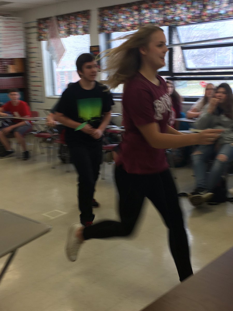 KaraNoFilter's tweet photo. Timeline &amp; flyswatter reviews for To Kill a Mockingbird got students digging into the text &amp; running around. #schsmo #stcr13 https://t.co/Nf2WtWvyPM