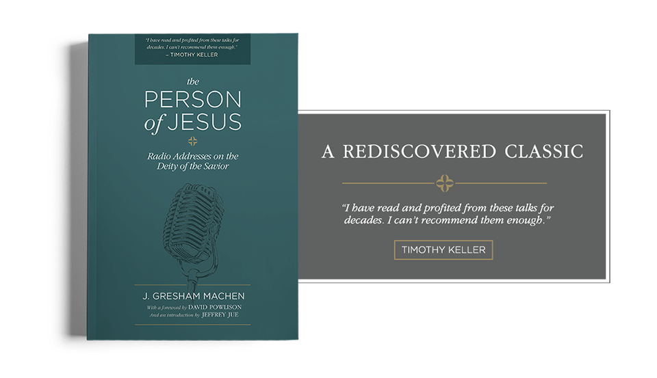 Machen's The Person of Jesus is being published by <a href="/WestminsterTS/">Westminster Seminary</a>. Take a look at j.mp/2lLWqfR