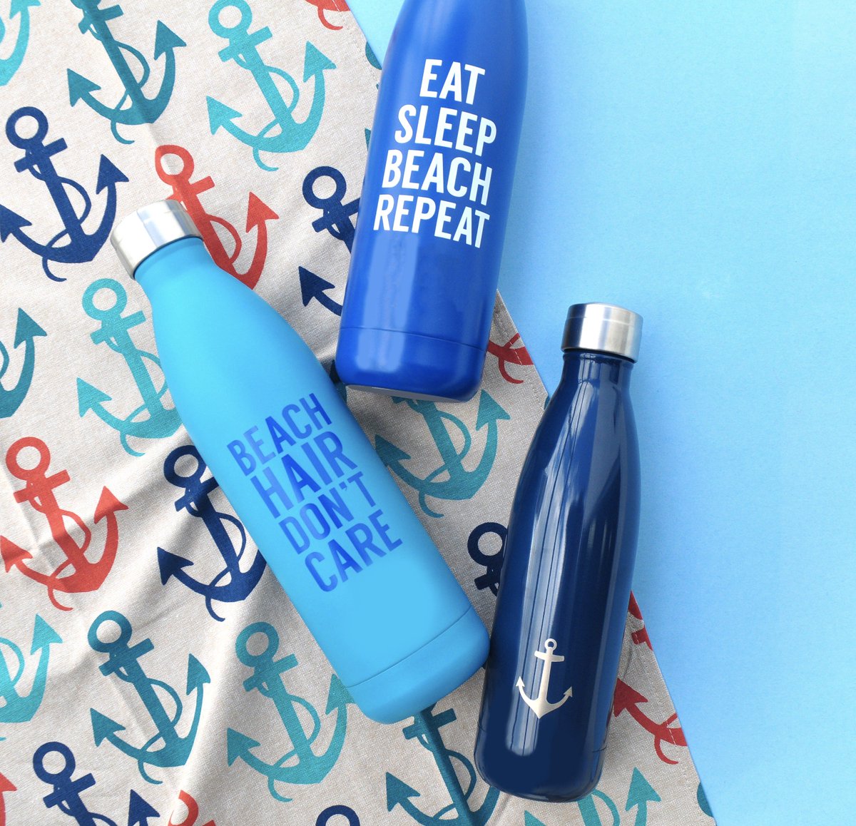 GibbonsCo's tweet photo. 🌊💦💧💙⚓️Our new stainless steal bottles keep drinks 12 hours hot🔥 and 24 hours cold!❄️ They're eco friendly, easy to clean and BPA free. https://t.co/m84AQyBRj1