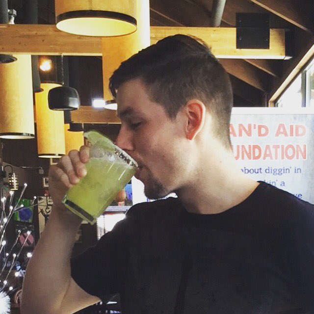 OBHMLS's tweet photo. It's National Margarita Day! Here is Griff, showing you what your Hump Day should look like. #getinhere #MargDay https://t.co/wai3H8xIn6