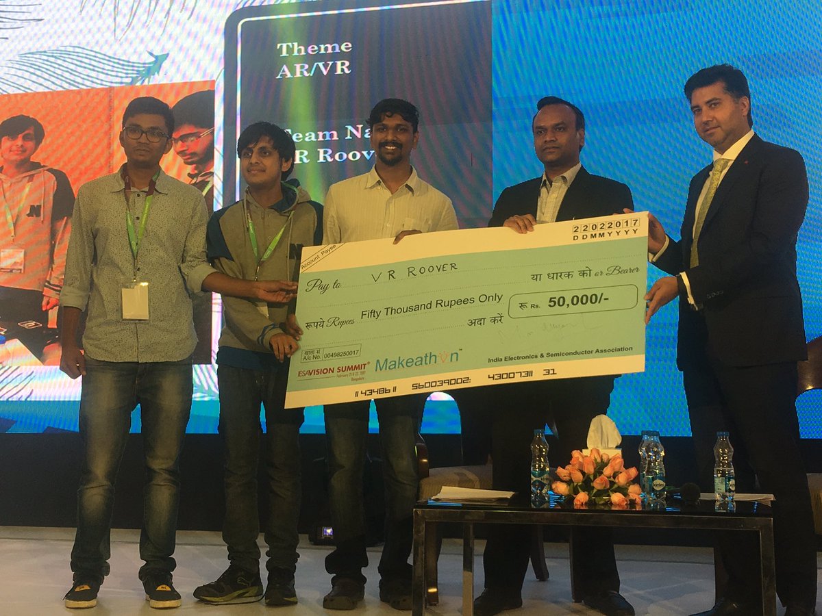 PriyankKharge's tweet photo. It was a great privilege to be at the MAKEATHON award where some of the best startups at @IESA_VS were awarded https://t.co/pkEb7YRtfG