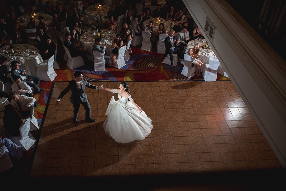 joelandjess's tweet photo. A beautiful choreographed first dance, they looked like Disney characters gliding across the floor  #ottawamarriott #ottawawedding https://t.co/9BrptImVXy