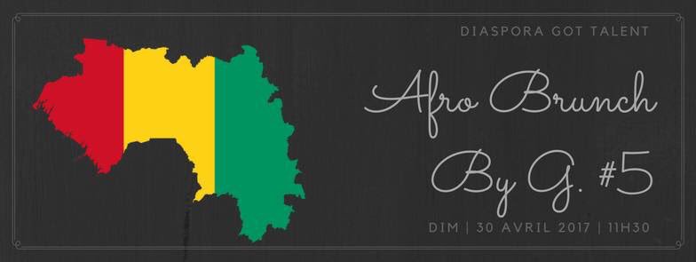 #AGENDA | un #brunch spécial #culture de la #Guinée ! Soyez présents ! <a href="/LaTeam224/">Team224</a> <a href="/GuineeBuzz/">Guinee Buzz</a> #BNAvril2017