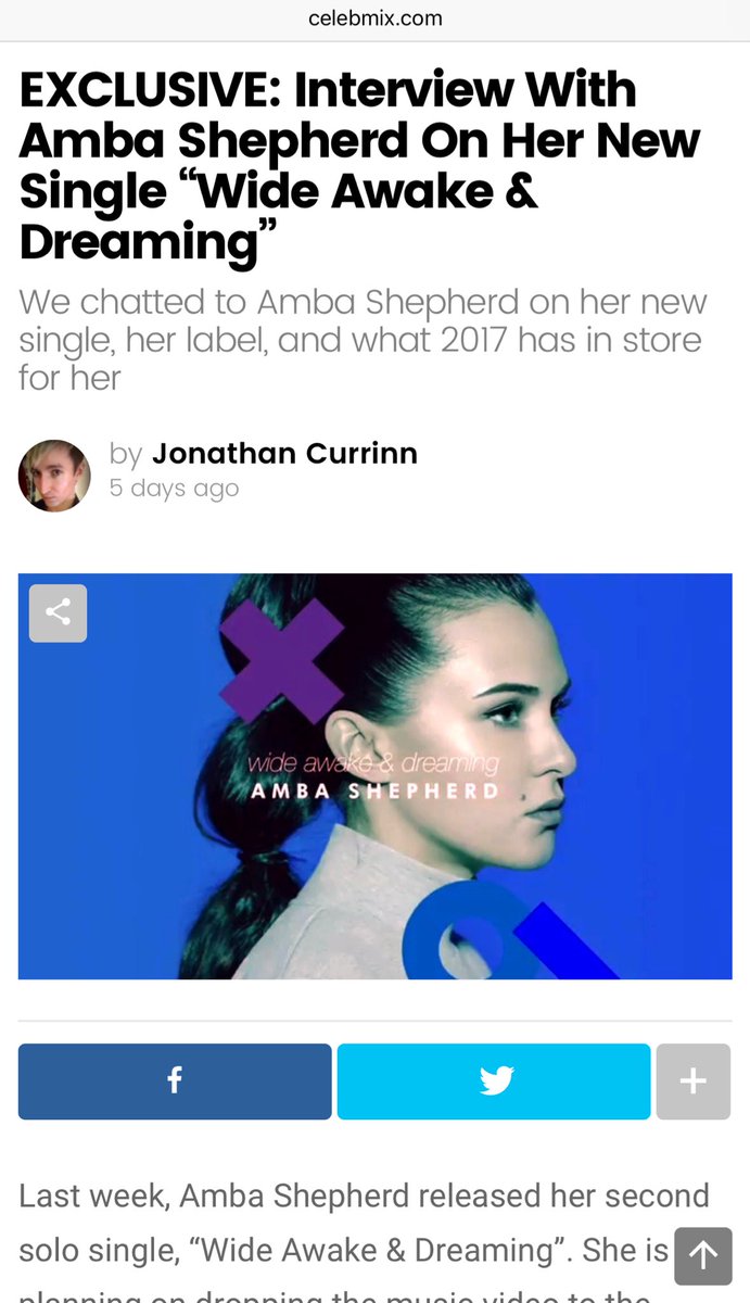 AmbaShepherd's tweet image. 〰🖤🙌 I chatted with @CelebMix about my new record #WideAwakeNDreaming &amp;amp; what's coming up in 2017 🔥🖤

Check it out! ➡️ celebmix.com/exclusive-inte…