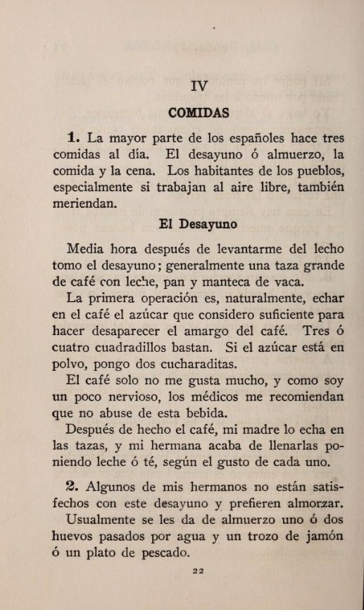 biscayenne's tweet photo. Sobre las costumbres culinarias españolas en 1907. Desayuno o almuerzo fuerte, comida entre las 12 y la 1 y la cena entre las 7 y las 8. https://t.co/ljTWeSQYJ2
