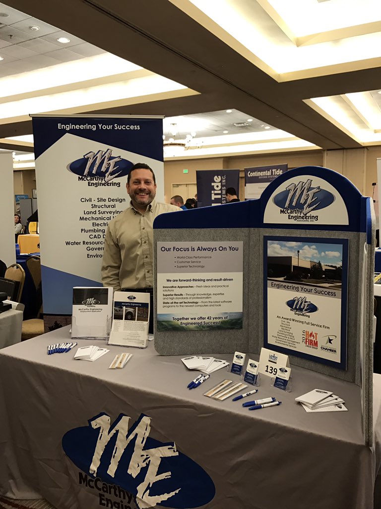 McCarthyEng's tweet photo. Stop by to discuss future job and internship opportunities with our Division Manager, Mike Levengood ! #McCarthyEngineering #EngineersWeek https://t.co/5m6lxNLnvD