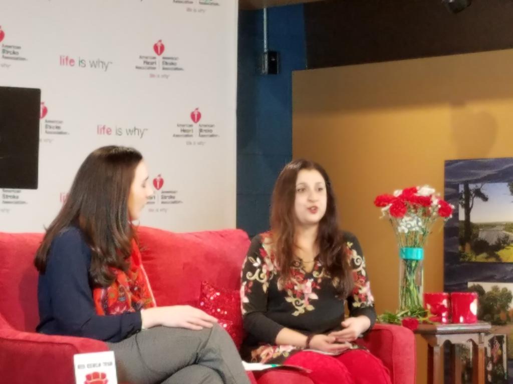 AHANewYork's tweet photo. Thank you,  Theresa Petrone Butts @theresapr for sharing during #TheRedCouchTour. #GoRed518. https://t.co/BAnlAOLUub