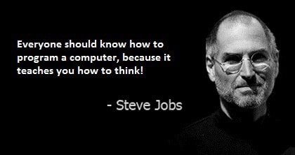 ilovecodingorg's tweet photo. Steve Jobs said it best! 🙌 #Programming #Apple https://t.co/xioauFhSPm