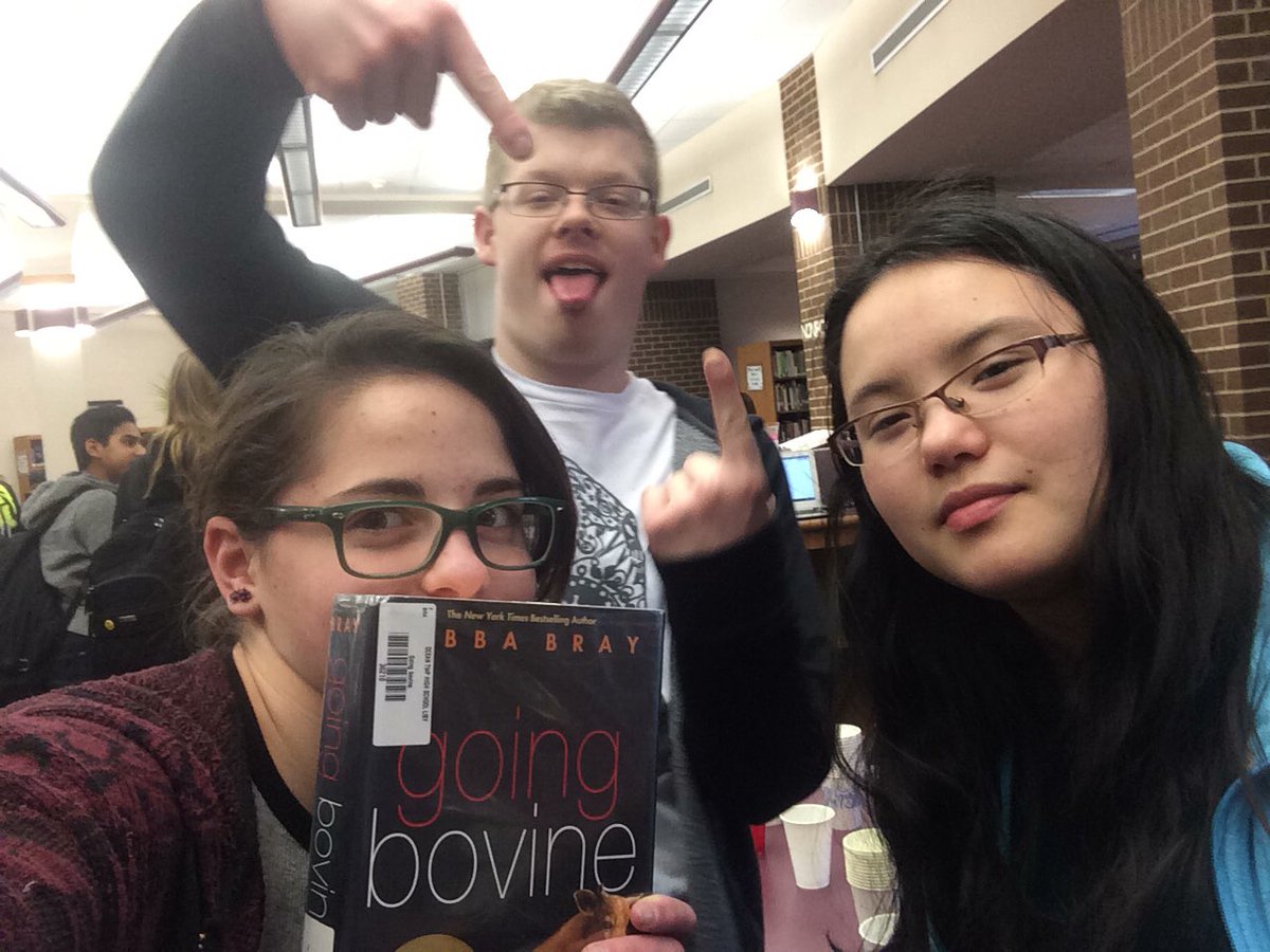 18kellyaoths's tweet photo. Go check out my all time favorite book, "Going Bovine" by Libba Bray today at the book tasting in the OTHS Library. #OceanLovesLiteracy https://t.co/dX6Jr73420