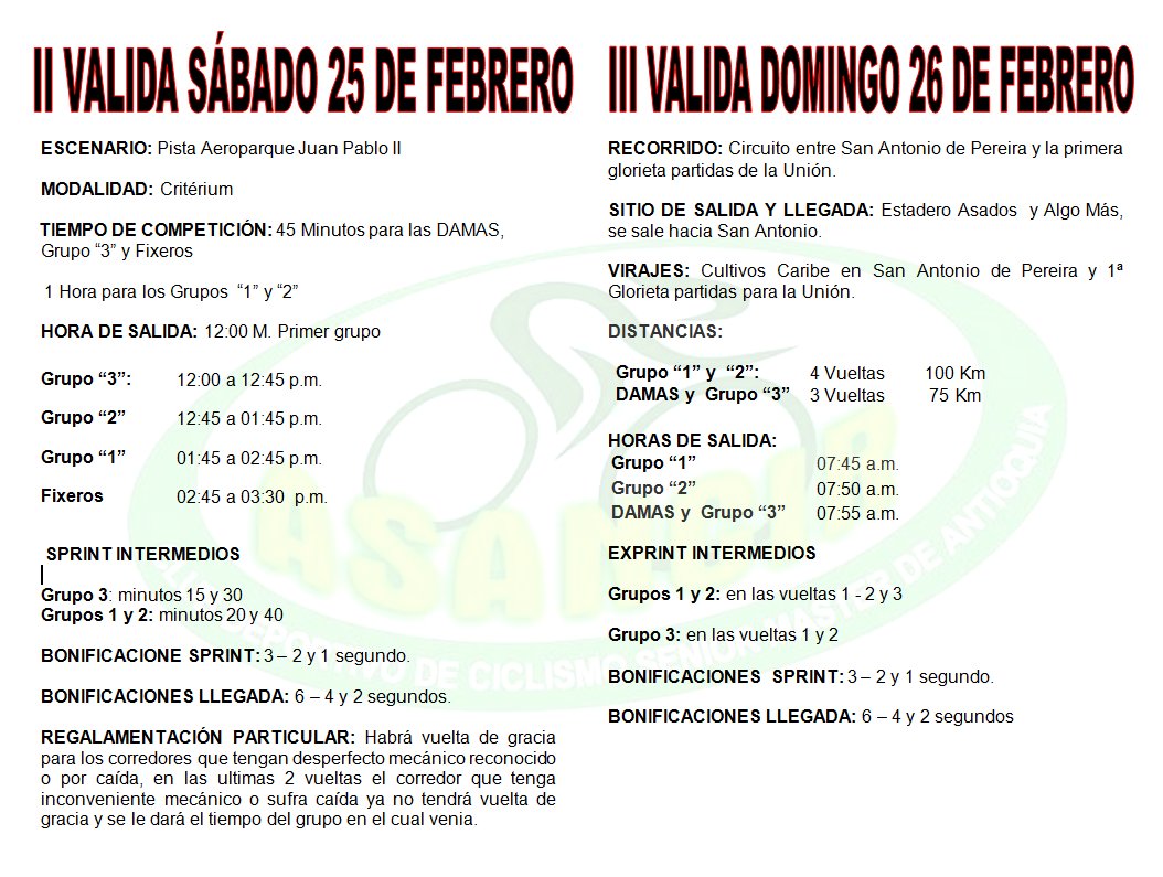 2ª y 3ª Válida Clásica #AlcuboMarketingdeExperiencias
#http://asancir.com.co/3-clasica-de-ciclismo-senior-masteralcubo/