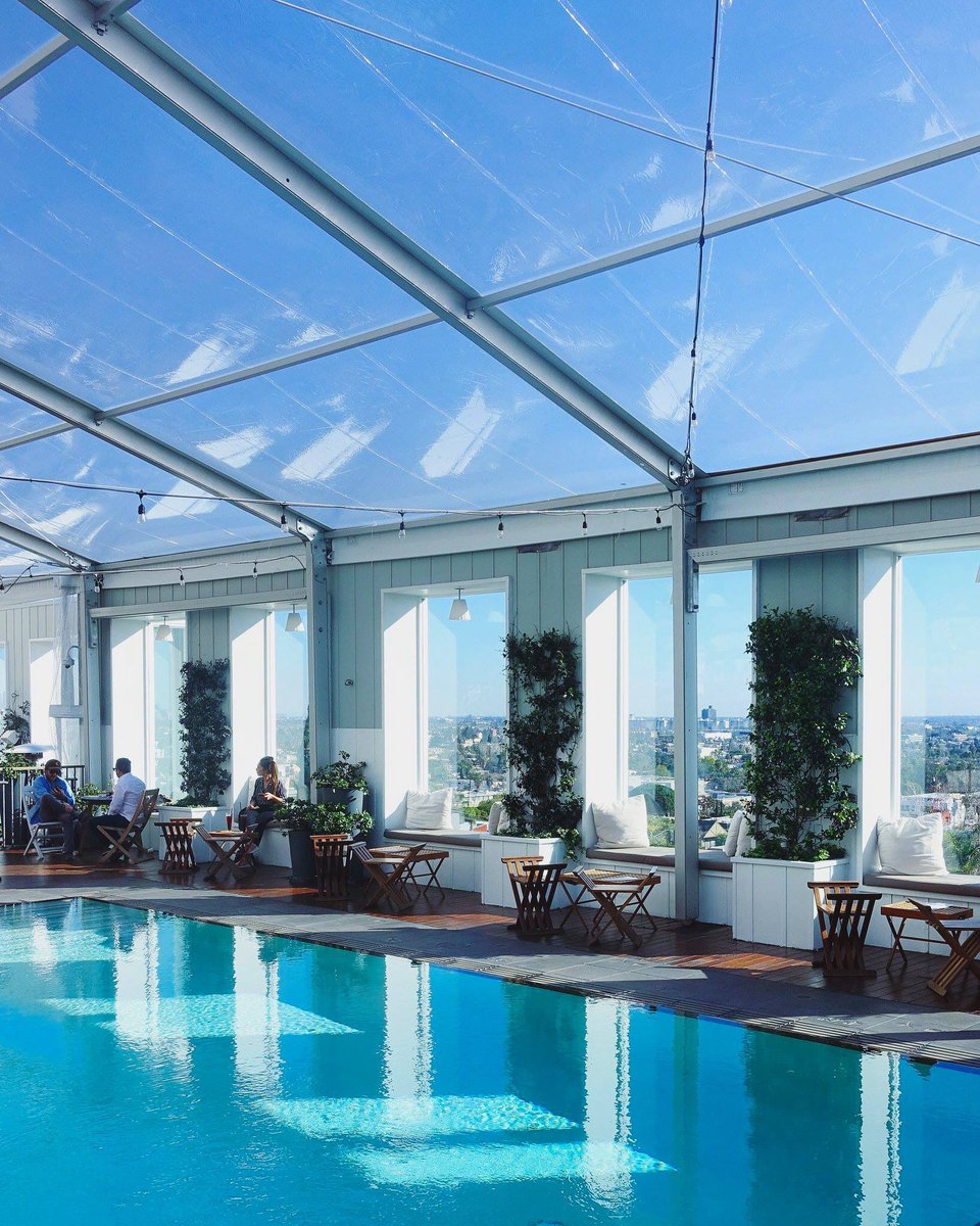 SkybarLA's tweet image. Our favorite place to have lunch... 📸: @romaincolin #skybarla