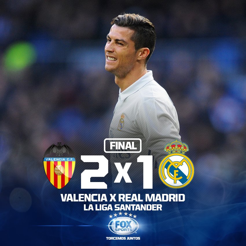 SportsCenterBR's tweet photo. Vitória do Valencia, do Barça e do Sevilla! CR7 marcou, mas não foi o suficiente para garantir mais três pontos ao Real. #EspanholFOXSports https://t.co/M9QKaWzHkY