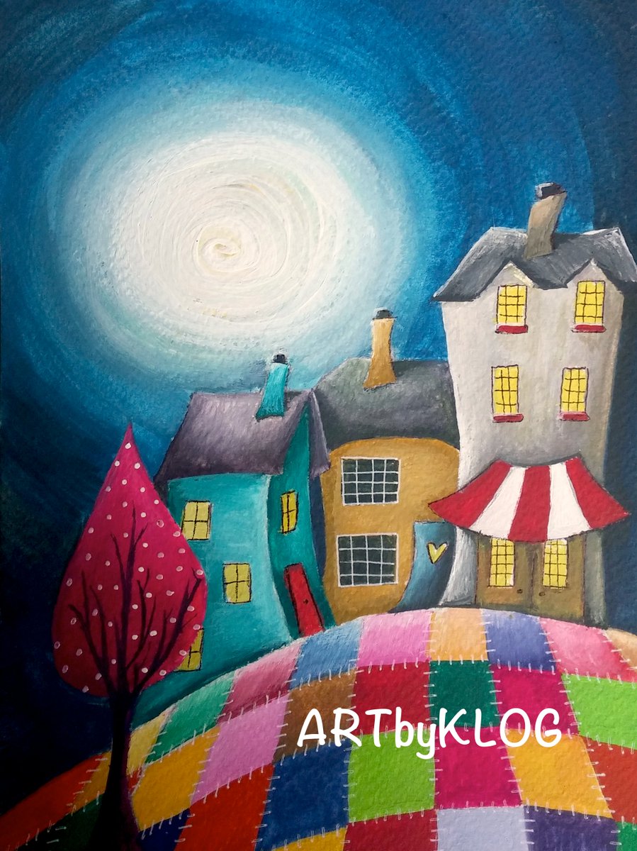 artbyklog's tweet photo. new painting &amp; felt heading to ANTRIM LIVE this weekend Fri 5-9 
Sat 10 -5 Market Square Antrim with #bonkersbazaar https://t.co/J4xB030Lcs