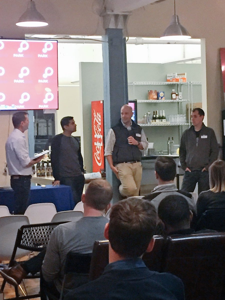 ParkWhiz's tweet photo. "My kids will not own cars, they'll subscribe to cars" VP of Product @DanCummings speaks on the future of the connected car. #MobileOnTap https://t.co/mSp84KqNyo