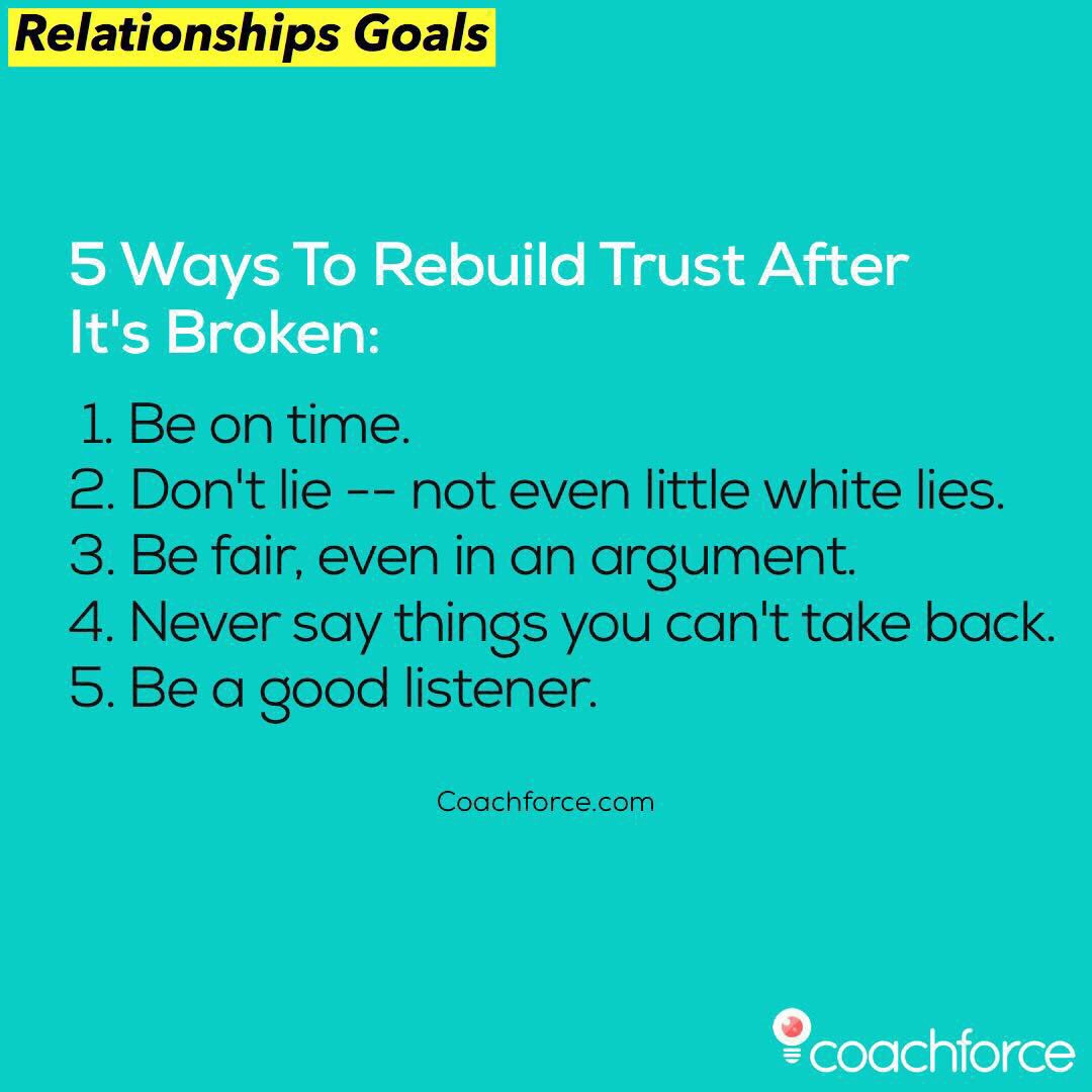 coachforce_com's tweet image. 5 Ways to rebuild trust