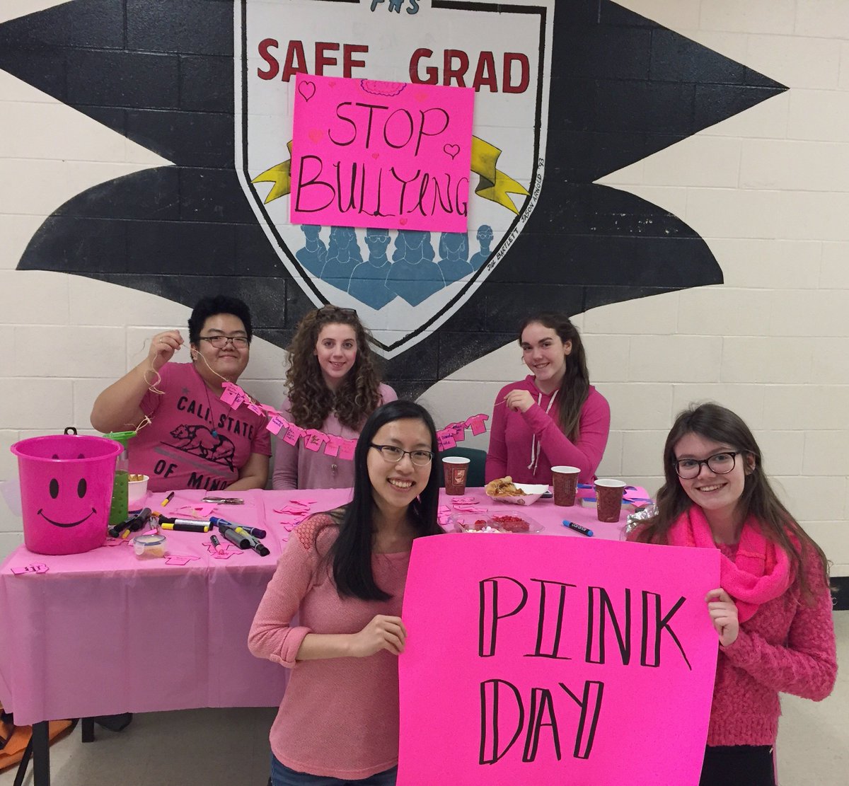 Had a great pink day today! Thanks to everyone who participated😊 Let's continue to #thinkpink everyday!