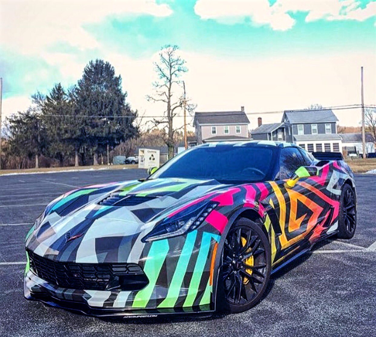 Crazy Wrap Z06---#Chevy #Chevrolet #LS #Camo #C7 #Corvette #LS9 #LS7 #LT4 #...