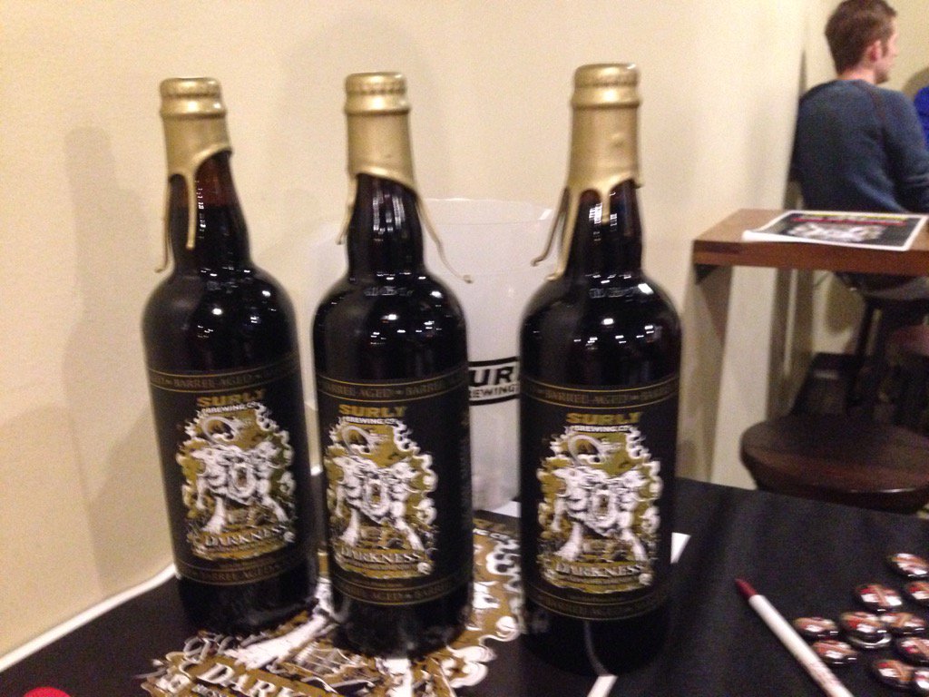 Last three bottles getting raffled off at 7:00. Thought for sure more people would show up.