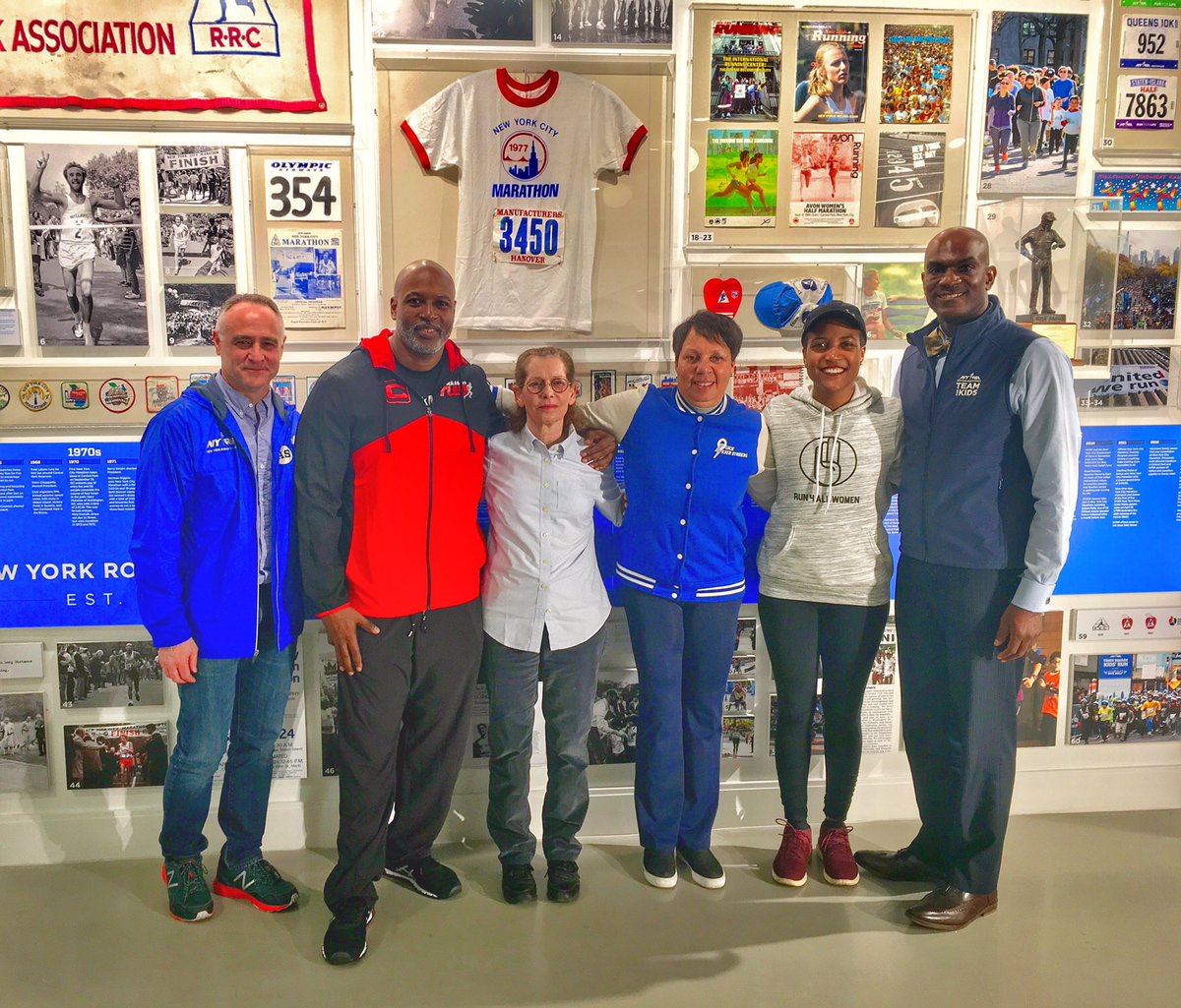 nyrr's tweet image. We were joined by a special panel of people at #NYRRRUNCENTER who were inspired by Ted Corbitt to make a difference in world thru running!