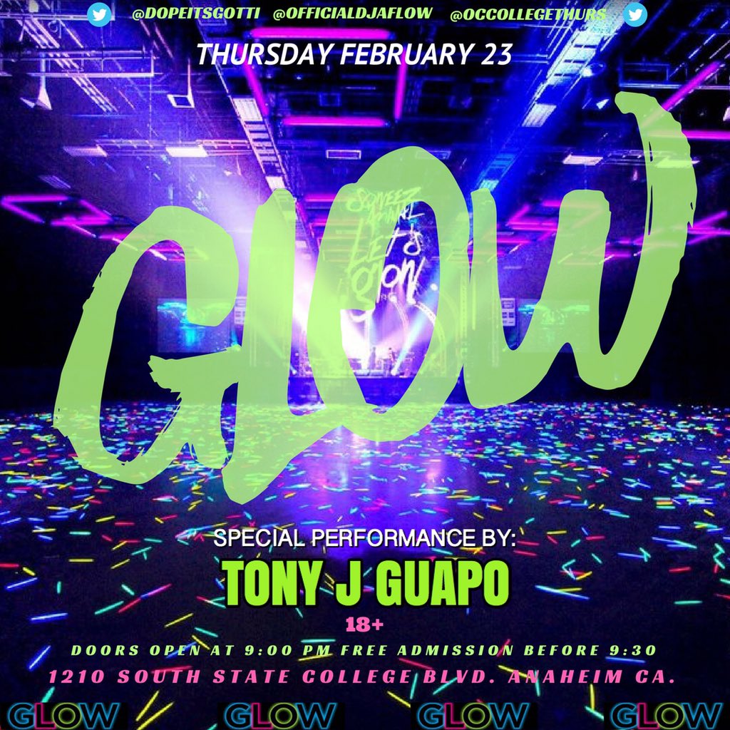 TonyJGuapo's tweet image. #1Please Killin shit tomorrow night don't miss out OC pipe up!