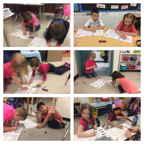 MrsSCrowston's tweet image. Different ways to make 5 trains. #partnermath