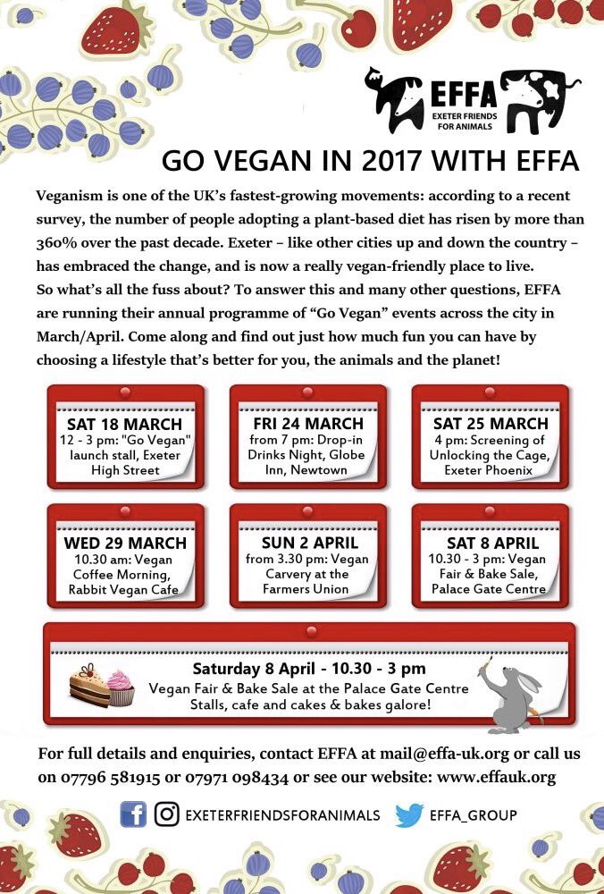 effa_group's tweet photo. Go Vegan in 2017 with EFFA https://t.co/3mps0Ad1HR