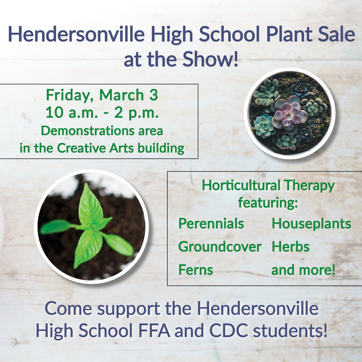 Lawngardenshow's tweet photo. #NLGS2017 Spring is coming - support HHS at the Nashville Lawn & Garden Show! https://t.co/LzT18rTgXA
